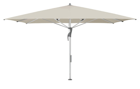 Glatz Gastronomieschirm - FORTELLO LED, Gestell Aluminium natureloxiert, 400 x 300 cm,  rechteckig