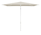 Glatz TWIST Sonnenschirm matt weiß pulverbeschichtet - rechteckig