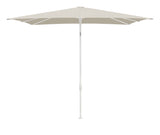 Glatz SMART Sonnenschirm matt weiß pulverbeschichtet - quadratisch