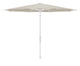 Glatz TWIST Sonnenschirm, matt weiss pulverbeschichtet - rund