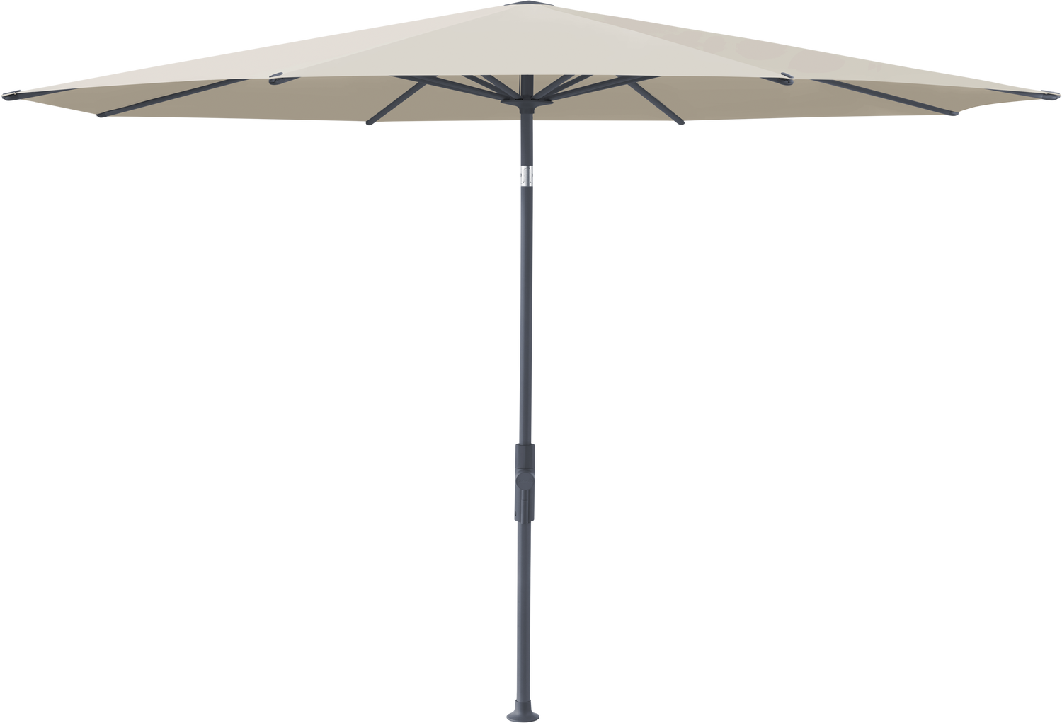 Glatz VITA Torna - Sonnenschirm - Gestell Aluminium, seidengrau oder anthrazit pulverbeschichtet, Ø 270, Ø 300 cm & Ø 330 cm