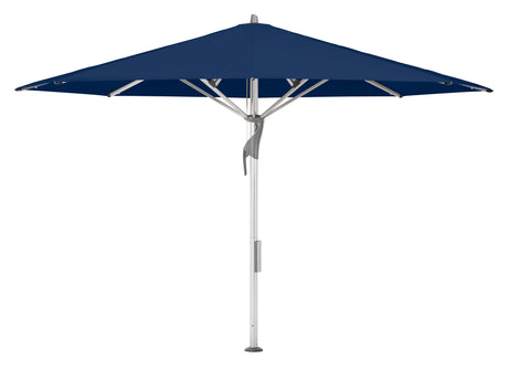 Glatz Gastronomieschirm - FORTELLO LED, Gestell Aluminium natureloxiert, Ø 400 cm , rund