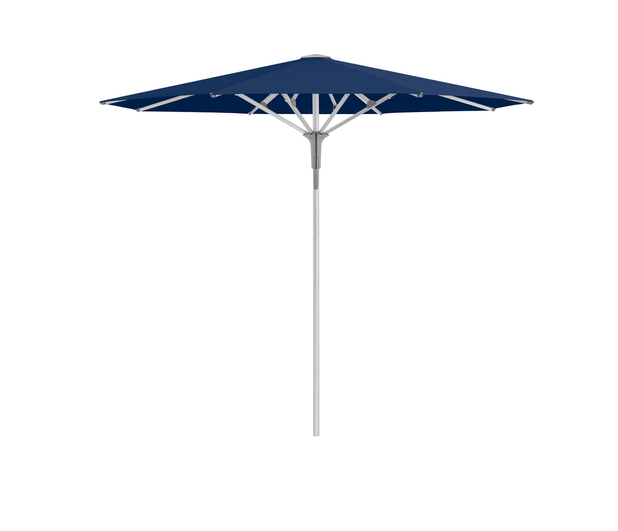 Glatz Gastronomieschirm - FORTINO Pro, Gestell Aluminium natureloxiert, Ø 250 cm - Ø 300 cm, rund