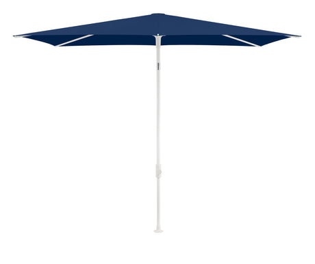 Glatz TWIST Sonnenschirm matt weiß pulverbeschichtet - rechteckig