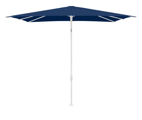 Glatz SMART Sonnenschirm matt weiß pulverbeschichtet - quadratisch