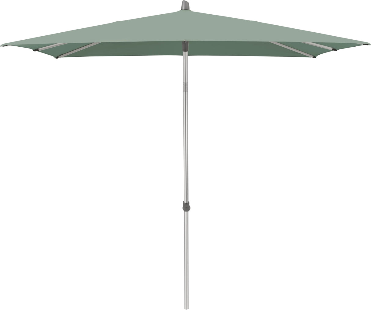 Glatz ALU-SMART Sonnenschirm, Gestell Aluminium natureloxiert - rechteckig