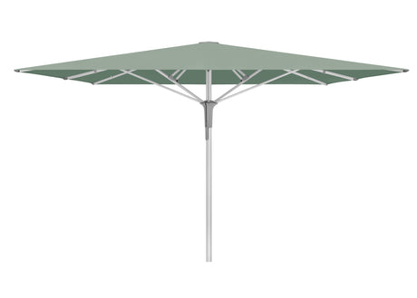 Glatz Gastronomieschirm - FORTELLO Pro, Gestell Aluminium natureloxiert, 350 x 350 cm / 400 x 400 cm / 400 x 300 cm,