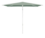 Glatz TWIST Sonnenschirm matt weiß pulverbeschichtet - rechteckig