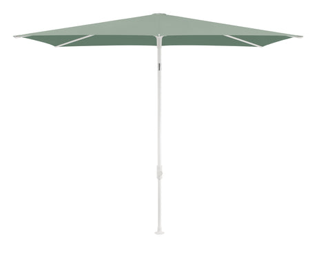 Glatz TWIST Sonnenschirm matt weiß pulverbeschichtet - rechteckig