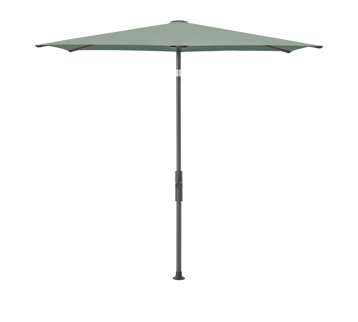 Glatz TWIST Sonnenschirm anthrazit pulverbeschichtet - quadratisch