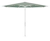 Glatz TWIST Sonnenschirm, matt weiss pulverbeschichtet - rund