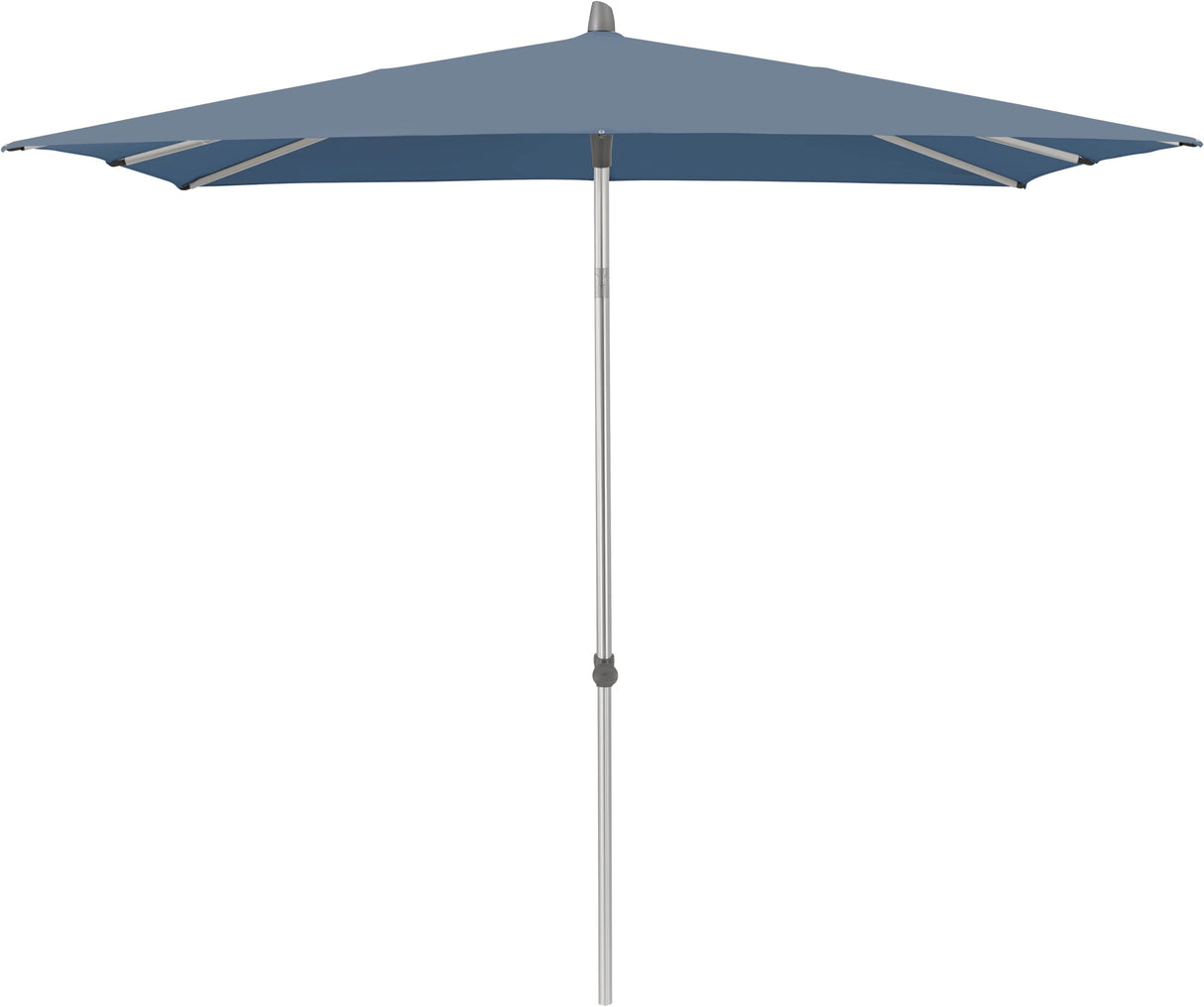 Glatz ALU-SMART Sonnenschirm, Gestell Aluminium natureloxiert - rechteckig