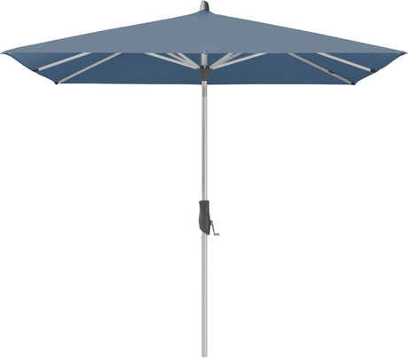 Glatz ALU-TWIST Sonnenschirm, Gestell Aluminium natureloxiert - quadratisch