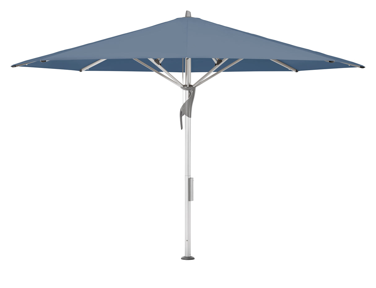 Glatz Gastronomieschirm - FORTELLO LED, Gestell Aluminium natureloxiert, Ø 400 cm , rund