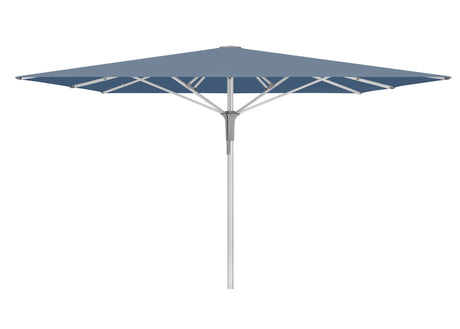 Glatz Gastronomieschirm - FORTELLO Pro, Gestell Aluminium natureloxiert, 350 x 350 cm / 400 x 400 cm / 400 x 300 cm,