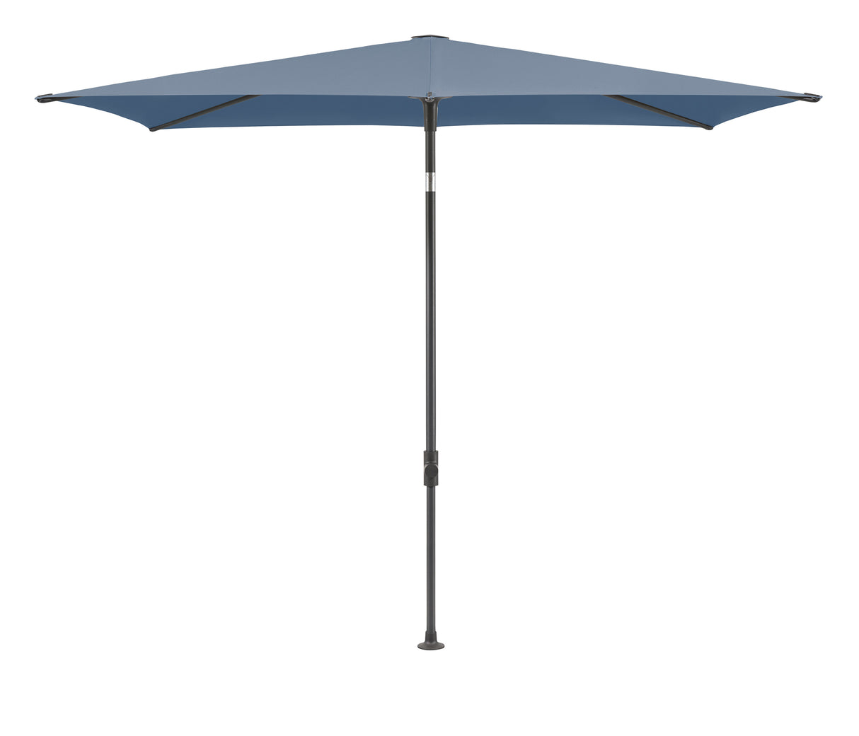 Glatz SMART Sonnenschirm anthrazit pulverbeschichtet - rechteckig