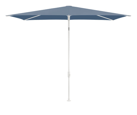 Glatz TWIST Sonnenschirm matt weiß pulverbeschichtet - rechteckig