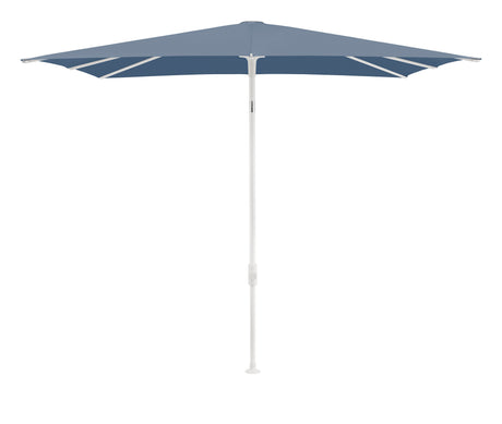 Glatz SMART Sonnenschirm matt weiß pulverbeschichtet - quadratisch