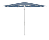 Glatz TWIST Sonnenschirm, matt weiss pulverbeschichtet - rund