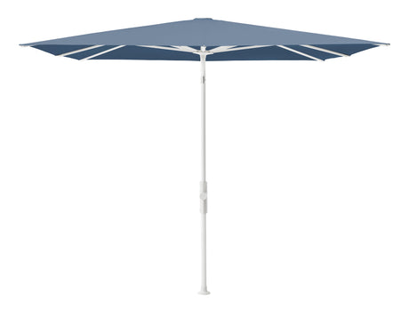 Glatz TWIST Sonnenschirm matt weiß pulverbeschichtet - quadratisch