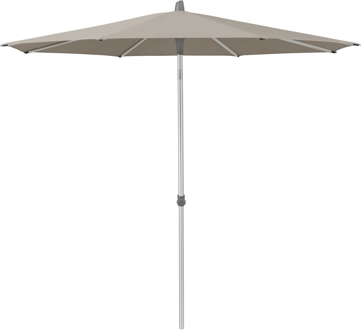 Glatz ALU-SMART Sonnenschirm, Gestell Aluminium natureloxiert - rund