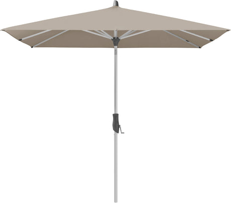 Glatz ALU-TWIST Sonnenschirm, Gestell Aluminium natureloxiert - rechteckig