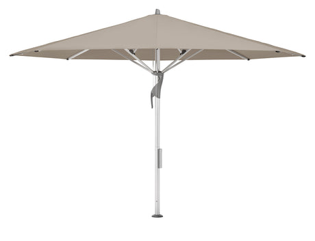 Glatz Gastronomieschirm - FORTELLO LED, Gestell Aluminium natureloxiert, Ø 400 cm , rund