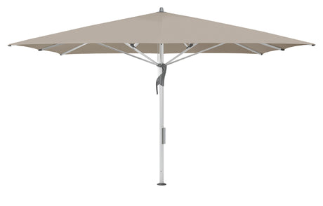 Glatz Gastronomieschirm - FORTELLO LED, Gestell Aluminium natureloxiert, 400 x 300 cm,  rechteckig