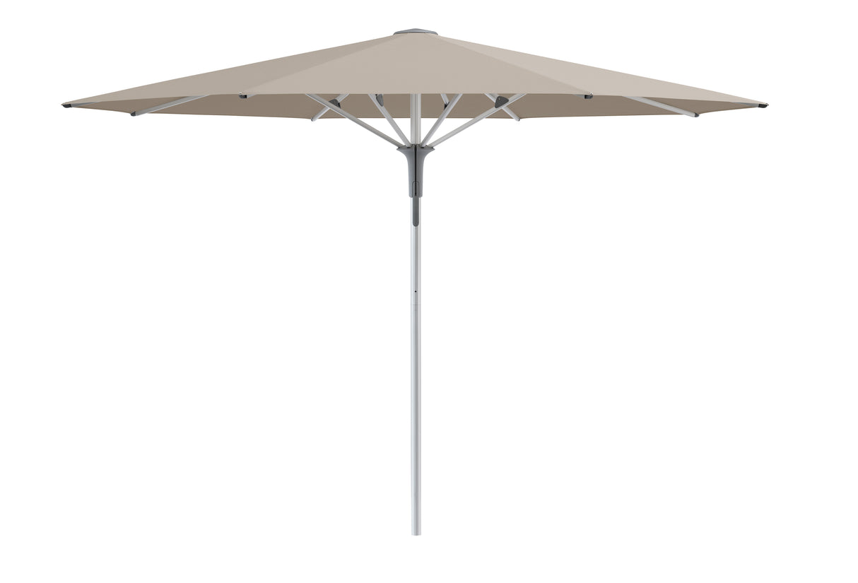 Glatz Gastronomieschirm - FORTERO Pro, Gestell Aluminium natureloxiert, Ø 350 cm, rund