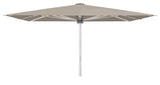 Glatz Großschirm - PALAZZO Noblesse/E, Gestell Aluminium natureloxiert, mit Kurbel - quadratisch