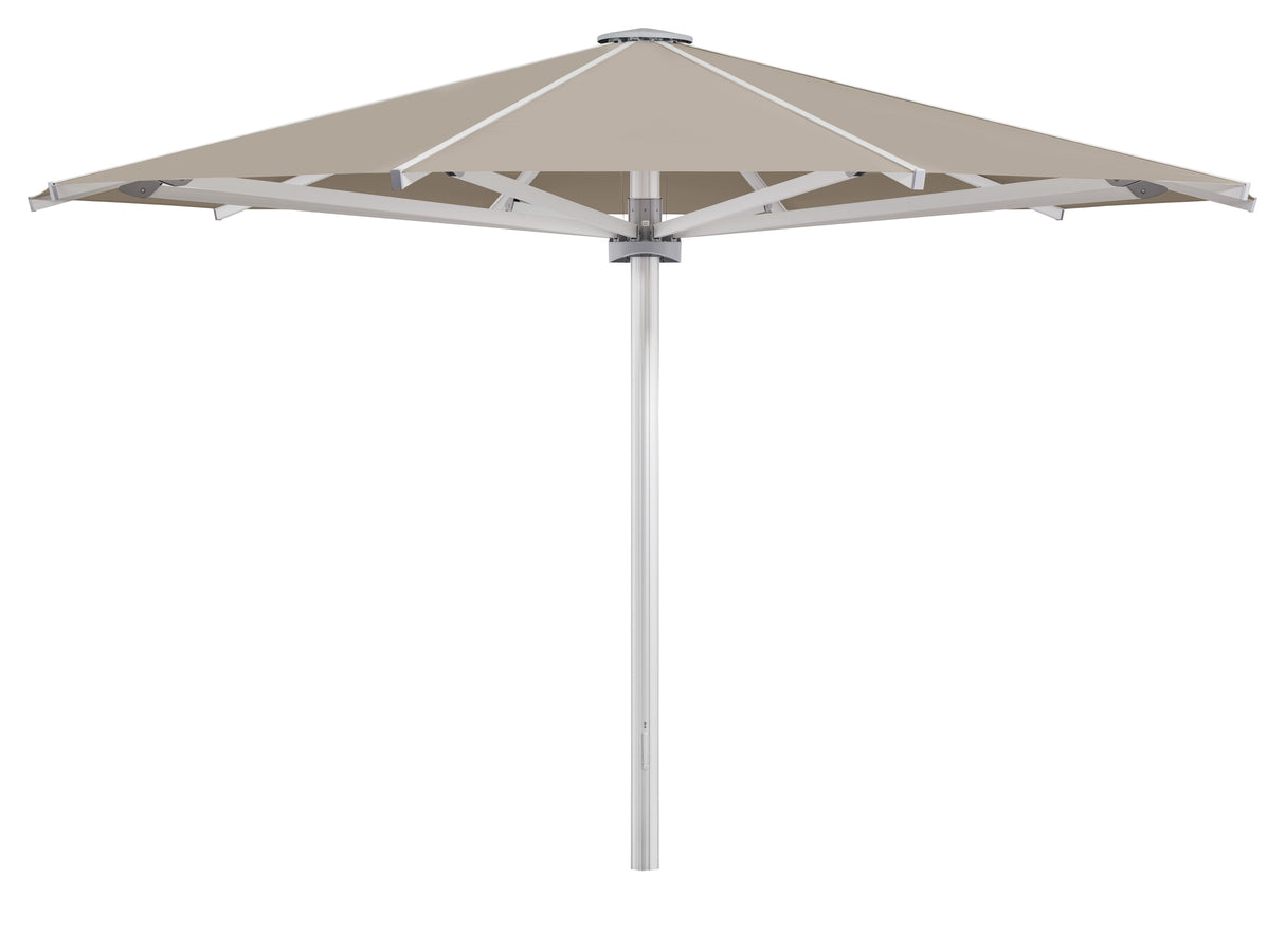 Glatz Großschirm - PALAZZO Royal/E, Gestell Aluminium natureloxiert, Ø 500 cm - Ø 800 cm, mit Motor rund