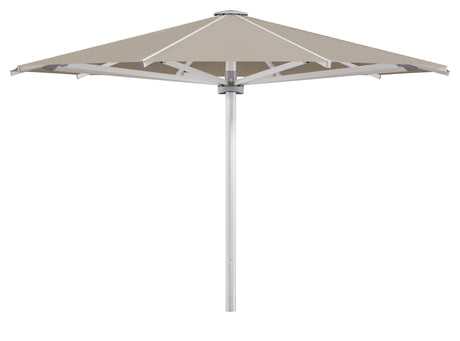 Glatz Großschirm - PALAZZO Royal/E, Gestell Aluminium natureloxiert, Ø 500 cm - Ø 800 cm, mit Kurbel rund