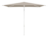 Glatz TWIST Sonnenschirm matt weiß pulverbeschichtet - rechteckig