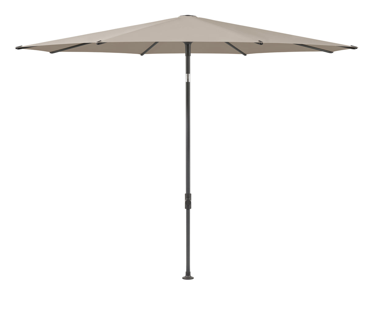 Glatz SMART Sonnenschirm anthrazit pulverbeschichtet - rund