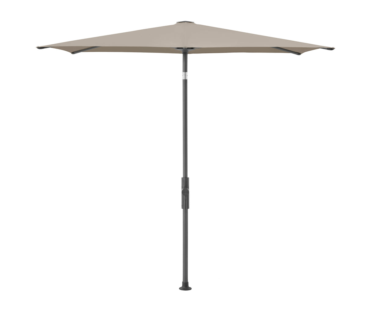 Glatz TWIST Sonnenschirm anthrazit pulverbeschichtet - quadratisch