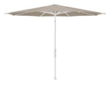 Glatz TWIST Sonnenschirm, matt weiss pulverbeschichtet - rund