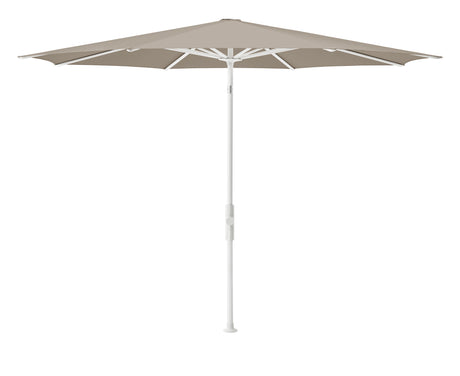 Glatz TWIST Sonnenschirm, matt weiss pulverbeschichtet - rund