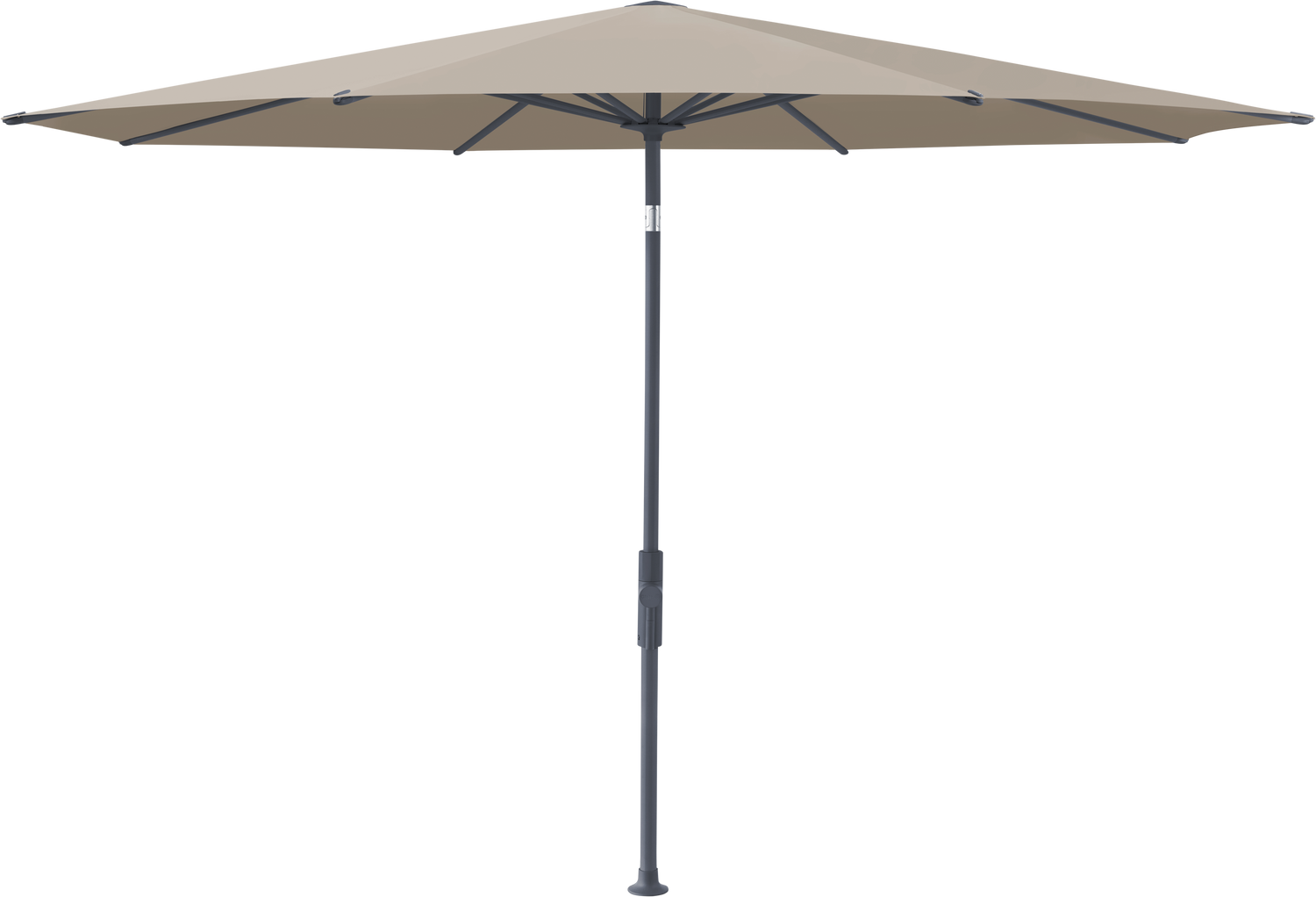 Glatz VITA Torna - Sonnenschirm - Gestell Aluminium, seidengrau oder anthrazit pulverbeschichtet, Ø 270, Ø 300 cm & Ø 330 cm