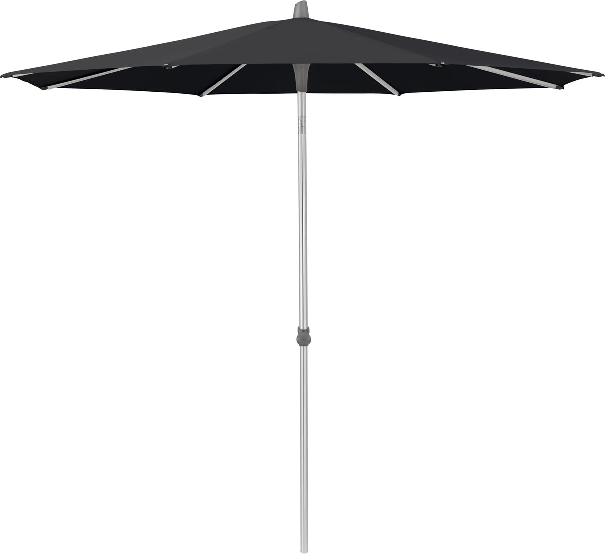 Glatz ALU-SMART Sonnenschirm, Gestell Aluminium natureloxiert - rund