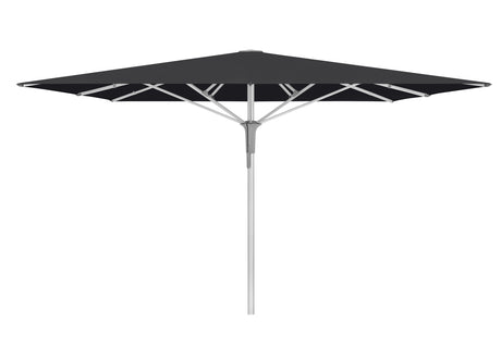 Glatz Gastronomieschirm - FORTELLO Pro, Gestell Aluminium natureloxiert, 350 x 350 cm / 400 x 400 cm / 400 x 300 cm,