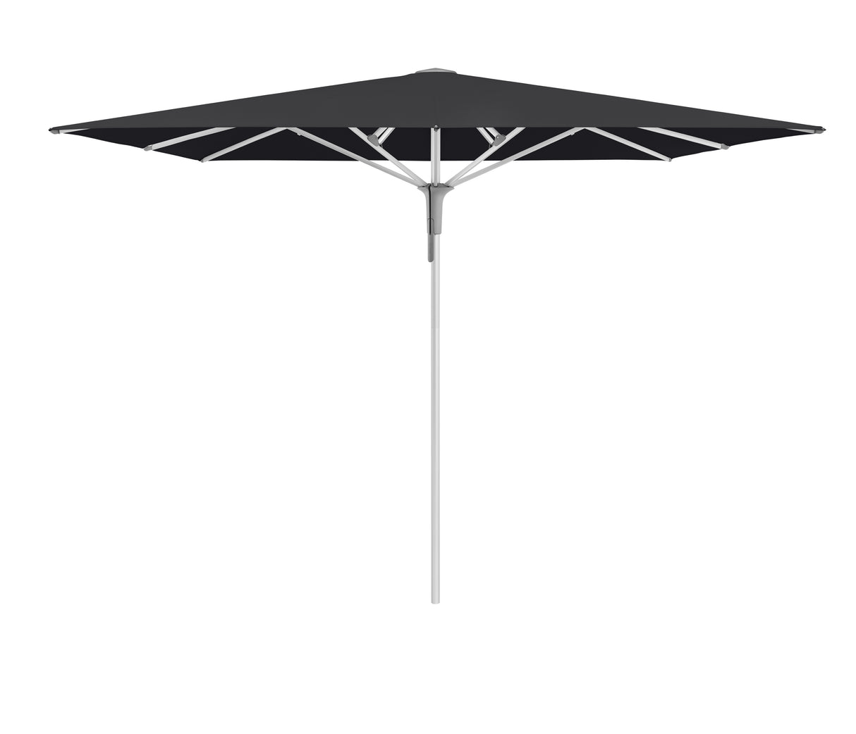 Glatz Gastronomieschirm - FORTINO Pro, Gestell Aluminium natureloxiert, 200 x 200 cm - 250 x 250 cm, rquadratisch