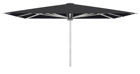 Glatz Großschirm - PALAZZO Style/E, Gestell Aluminium natureloxiert, mit Kurbel - quadratisch