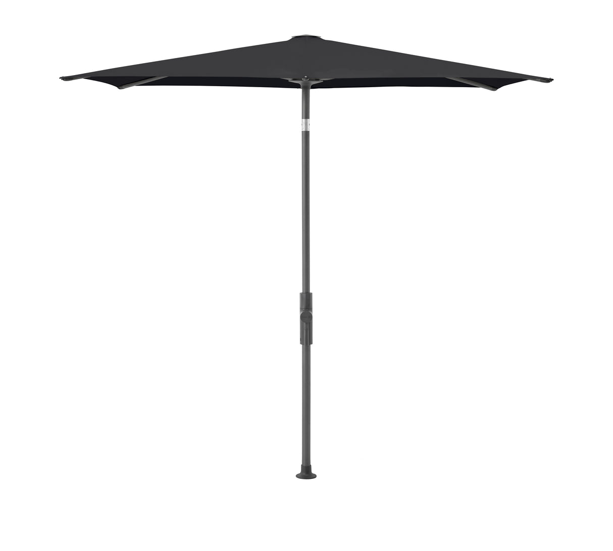 Glatz TWIST Sonnenschirm anthrazit pulverbeschichtet - quadratisch