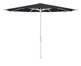 Glatz TWIST Sonnenschirm, matt weiss pulverbeschichtet - rund