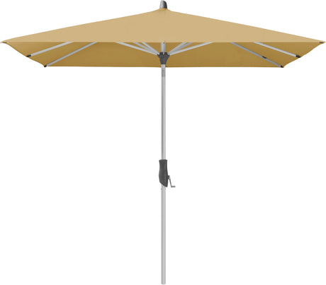 Glatz ALU-TWIST Sonnenschirm, Gestell Aluminium natureloxiert - quadratisch