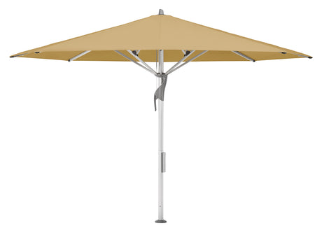 Glatz Gastronomieschirm - FORTELLO LED, Gestell Aluminium natureloxiert, Ø 400 cm , rund