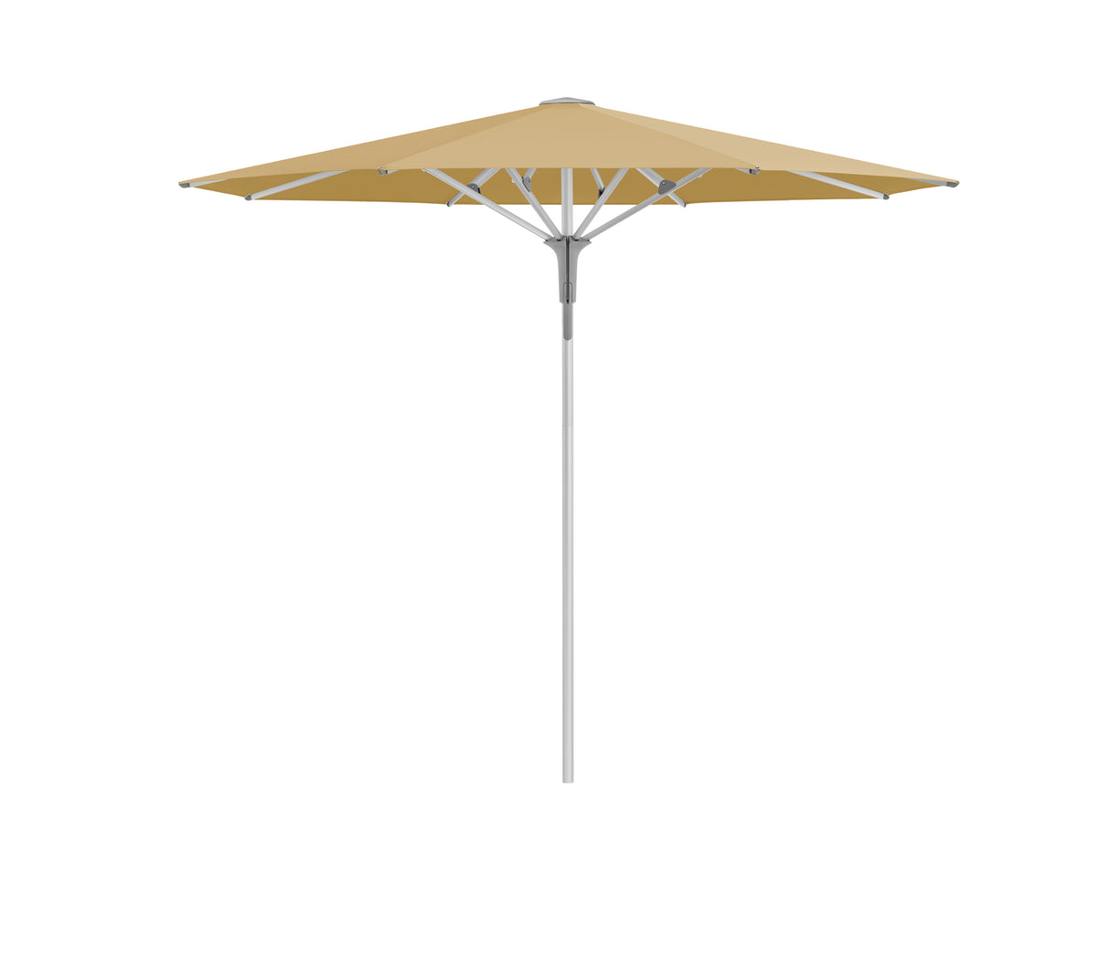 Glatz Gastronomieschirm - FORTINO Pro, Gestell Aluminium natureloxiert, Ø 250 cm - Ø 300 cm, rund