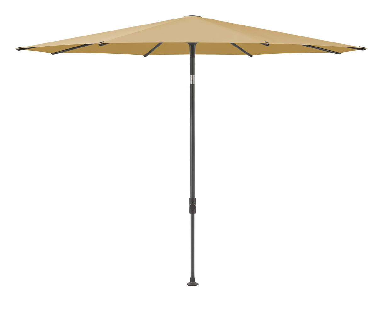 Glatz SMART Sonnenschirm anthrazit pulverbeschichtet - rund