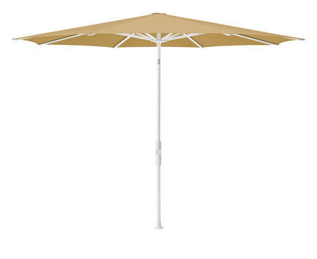 Glatz TWIST Sonnenschirm, matt weiss pulverbeschichtet - rund