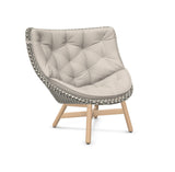 DEDON MBRACE Hochlehner Teak Gestell - Geflecht Pepper